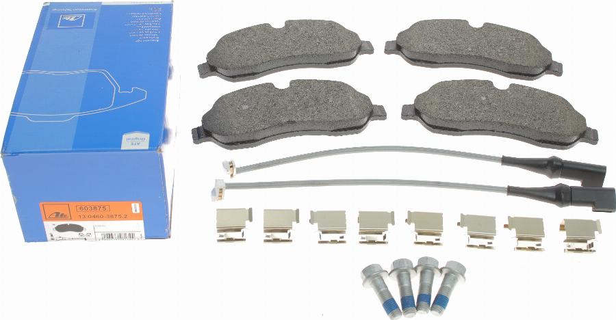 ATE 13.0460-3875.2 - Brake Pad Set, disc brake autospares.lv