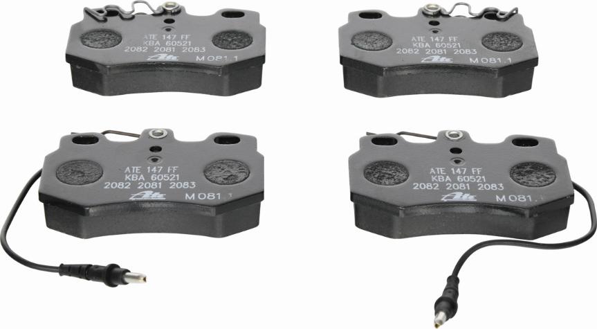 ATE 13.0460-2956.2 - Brake Pad Set, disc brake autospares.lv