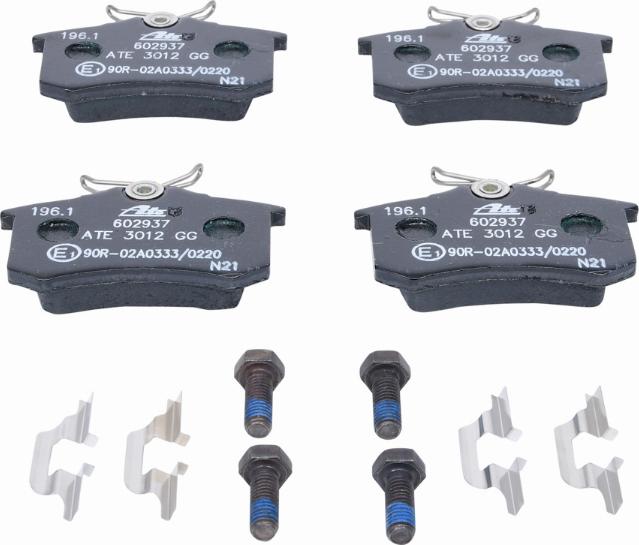 ATE 13.0460-2937.2 - Brake Pad Set, disc brake autospares.lv