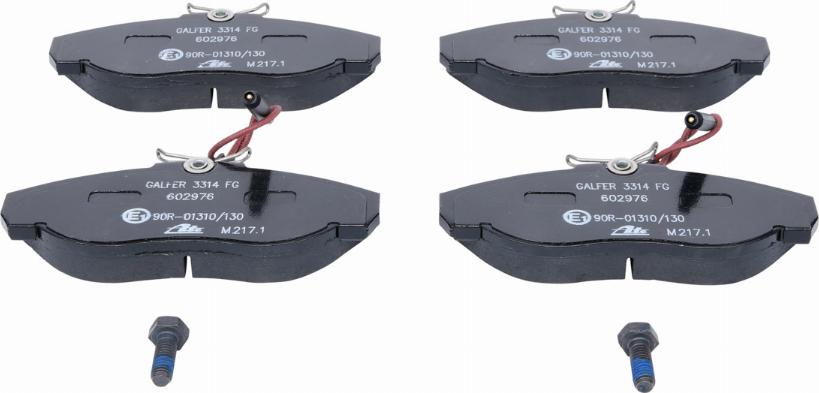 ATE 13.0460-2976.2 - Brake Pad Set, disc brake autospares.lv