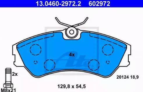 Alpha Brakes HKP-VW-021 - Brake Pad Set, disc brake autospares.lv