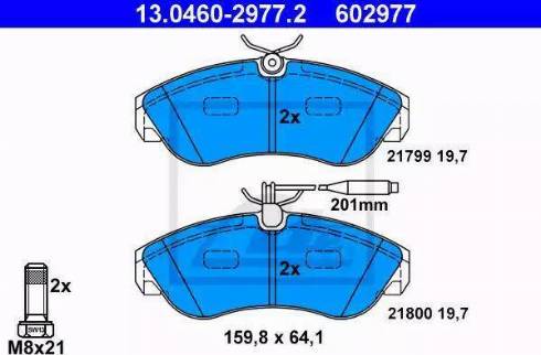 Alpha Brakes HKP-FT-030 - Brake Pad Set, disc brake autospares.lv