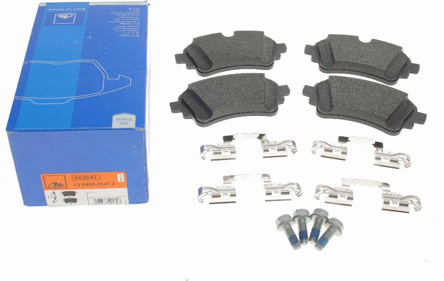 ATE 13.0460-2647.2 - Brake Pad Set, disc brake autospares.lv