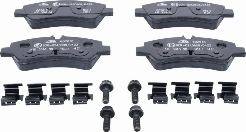 ATE 13.0460-2618.2 - Brake Pad Set, disc brake autospares.lv