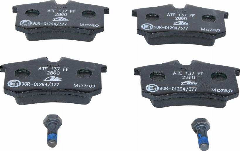 ATE 13.0460-2842.2 - Brake Pad Set, disc brake autospares.lv