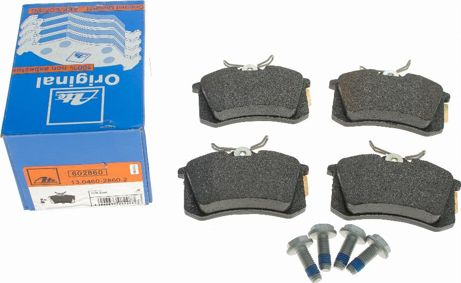 ATE 13.0460-2860.2 - Brake Pad Set, disc brake autospares.lv