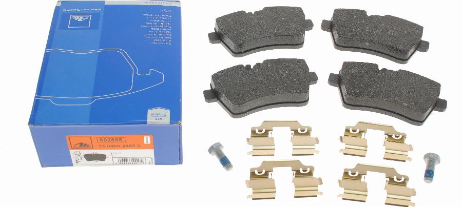 ATE 13.0460-2885.2 - Brake Pad Set, disc brake autospares.lv