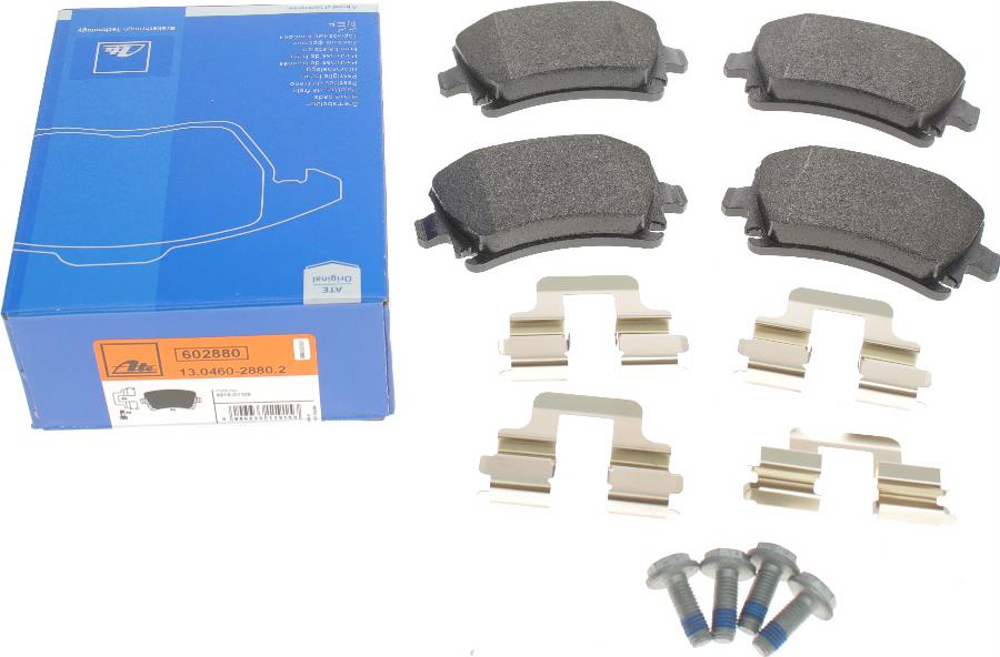 ATE 13.0460-2880.2 - Brake Pad Set, disc brake autospares.lv