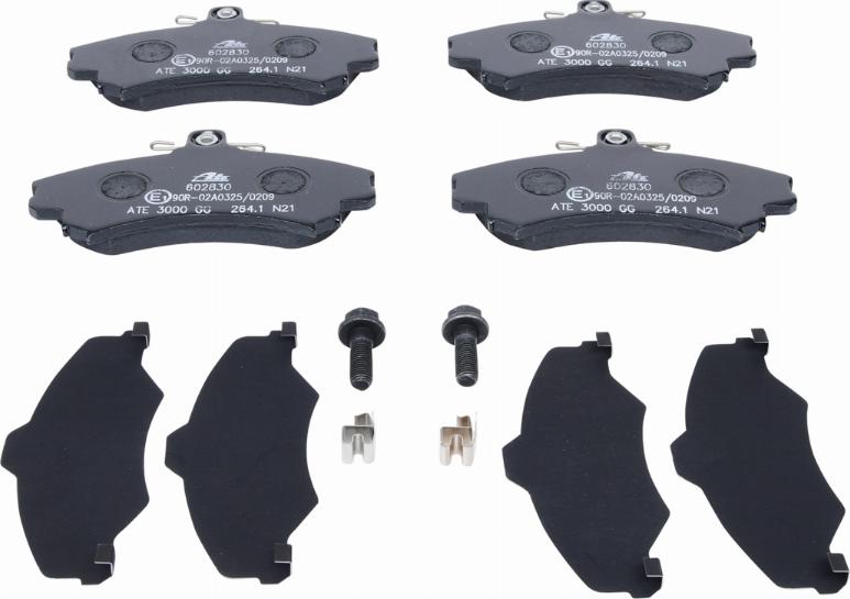 ATE 13.0460-2830.2 - Brake Pad Set, disc brake autospares.lv