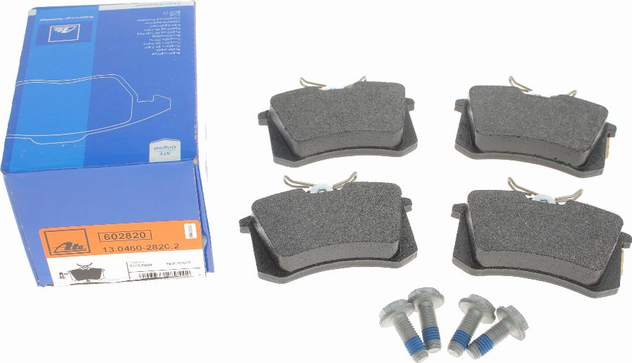 ATE 13.0460-2820.2 - Brake Pad Set, disc brake autospares.lv