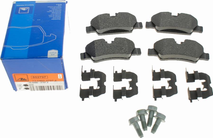 ATE 13.0460-2797.2 - Brake Pad Set, disc brake autospares.lv