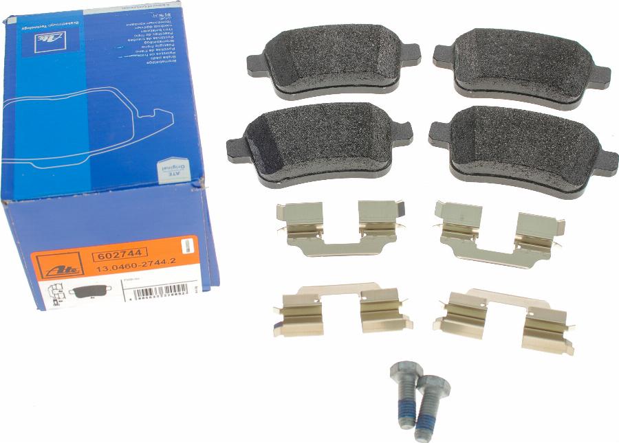 ATE 13.0460-2744.2 - Brake Pad Set, disc brake autospares.lv