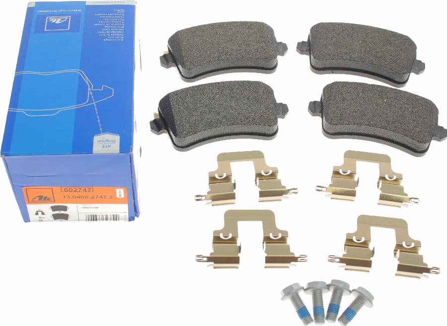 ATE 13.0460-2747.2 - Brake Pad Set, disc brake autospares.lv