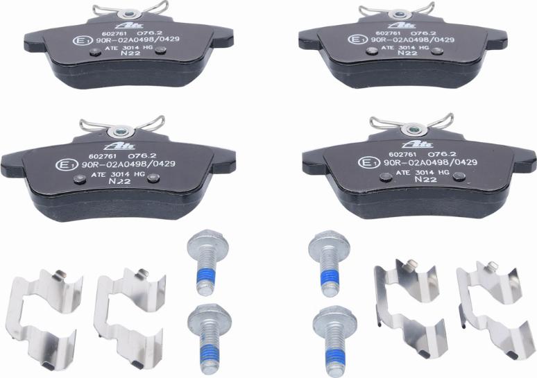 ATE 13.0460-2761.2 - Brake Pad Set, disc brake autospares.lv