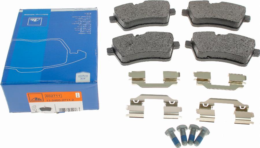 ATE 13.0460-2711.2 - Brake Pad Set, disc brake autospares.lv