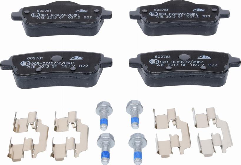 ATE 13.0460-2781.2 - Brake Pad Set, disc brake autospares.lv