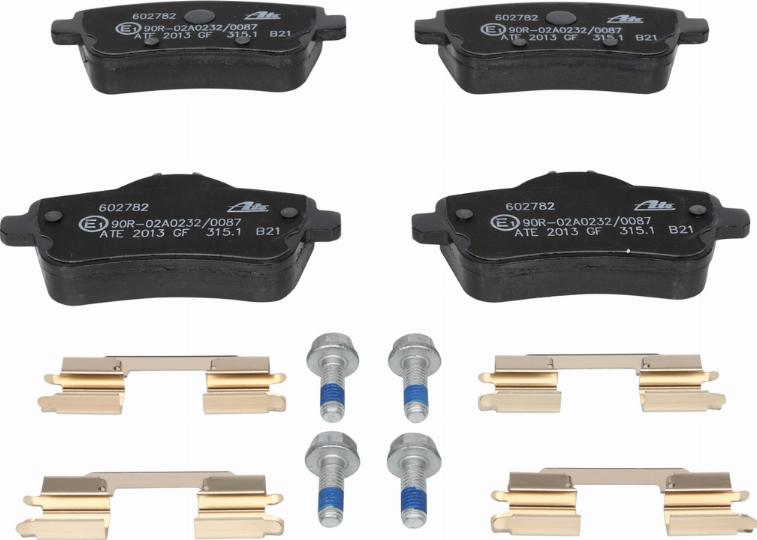 ATE 13.0460-2782.2 - Brake Pad Set, disc brake autospares.lv