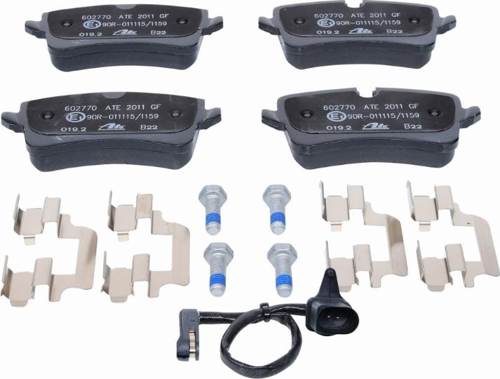 ATE 13.0460-2770.2 - Brake Pad Set, disc brake autospares.lv