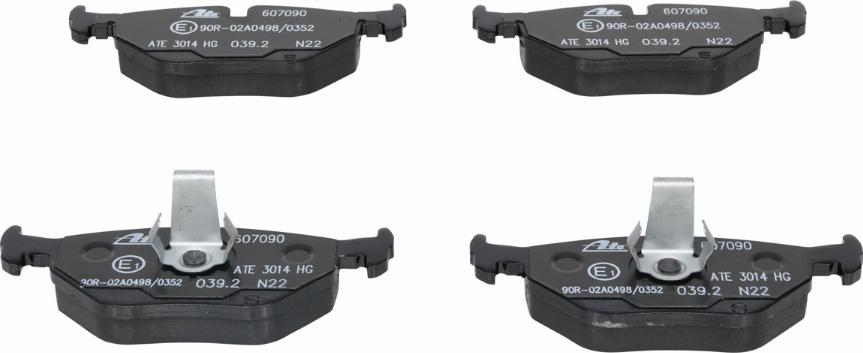 ATE 13.0460-7090.2 - Brake Pad Set, disc brake autospares.lv