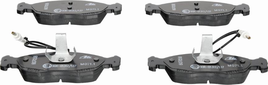 ATE 13.0460-7058.2 - Brake Pad Set, disc brake autospares.lv