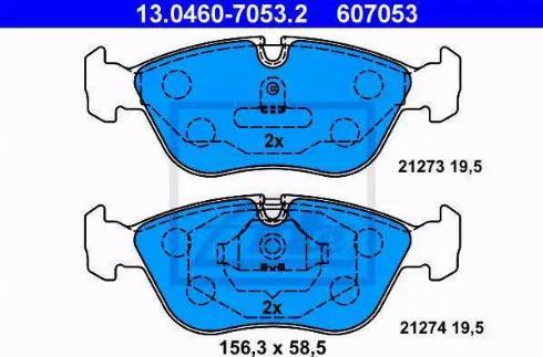 Alpha Brakes HKP-VV-013 - Brake Pad Set, disc brake autospares.lv