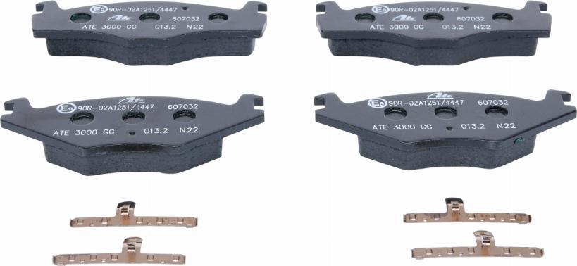 ATE 13.0460-7032.2 - Brake Pad Set, disc brake autospares.lv