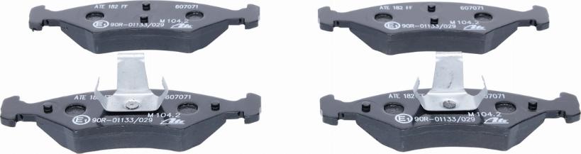 ATE 13.0460-7071.2 - Brake Pad Set, disc brake autospares.lv