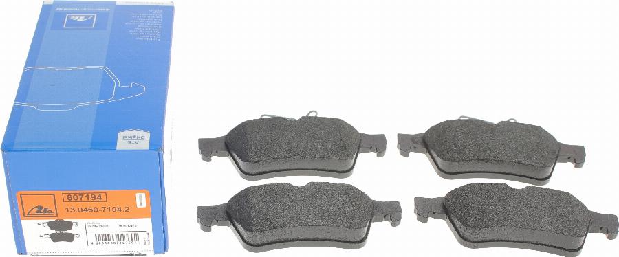 ATE 13.0460-7194.2 - Brake Pad Set, disc brake autospares.lv