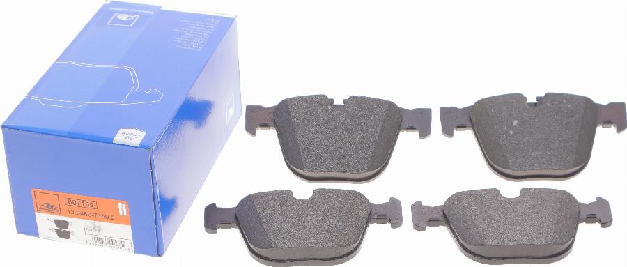 ATE 13.0460-7169.2 - Brake Pad Set, disc brake autospares.lv