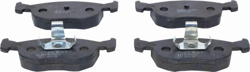 ATE 13.0460-7165.2 - Brake Pad Set, disc brake autospares.lv