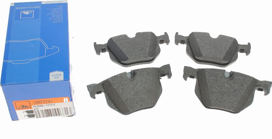 ATE 13.0460-7174.2 - Brake Pad Set, disc brake autospares.lv