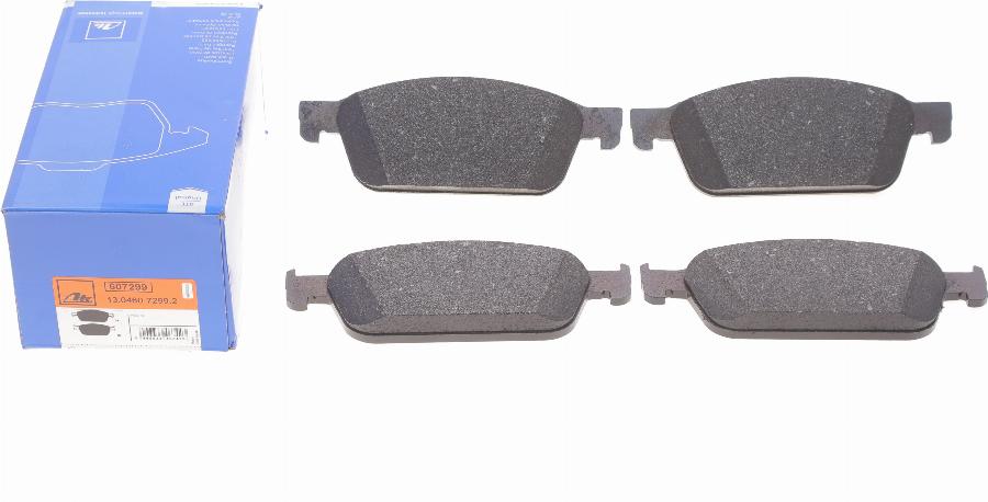 ATE 13.0460-7299.2 - Brake Pad Set, disc brake autospares.lv