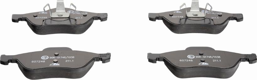 ATE 13.0460-7248.2 - Brake Pad Set, disc brake autospares.lv