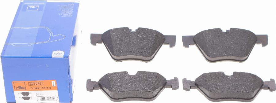 ATE 13.0460-7216.2 - Brake Pad Set, disc brake autospares.lv