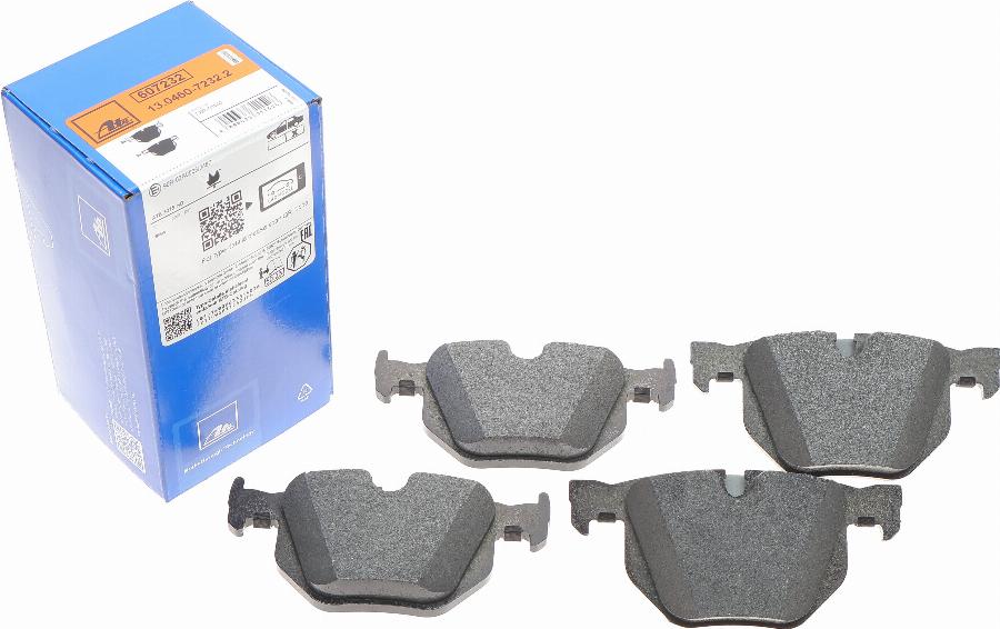 ATE 13.0460-7232.2 - Brake Pad Set, disc brake autospares.lv