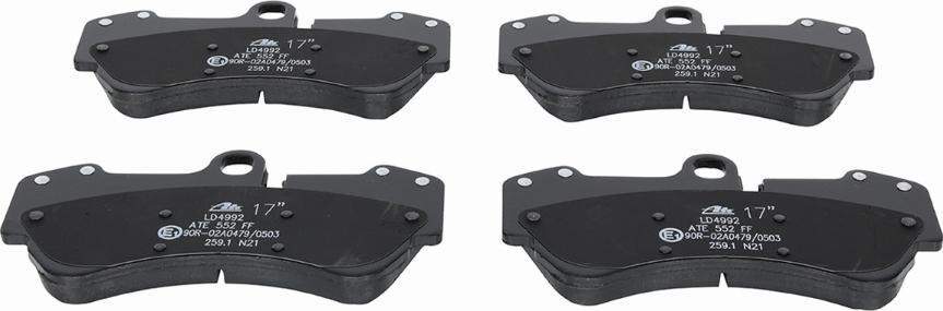 ATE 13.0470-4992.2 - Brake Pad Set, disc brake autospares.lv