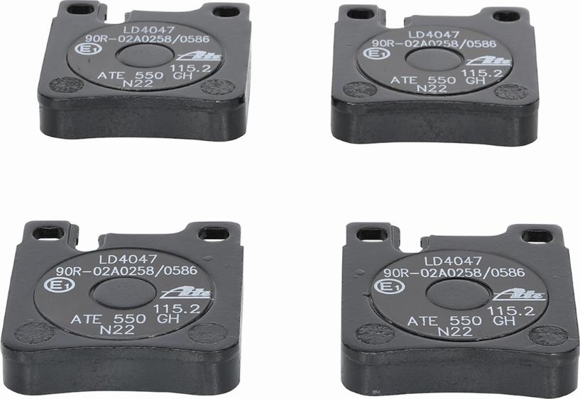 ATE 13.0470-4047.2 - Brake Pad Set, disc brake autospares.lv