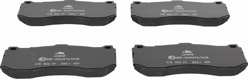 ATE 13.0470-4848.2 - Brake Pad Set, disc brake autospares.lv