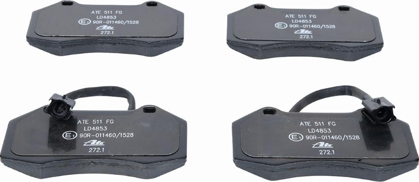 ATE 13.0470-4853.2 - Brake Pad Set, disc brake autospares.lv