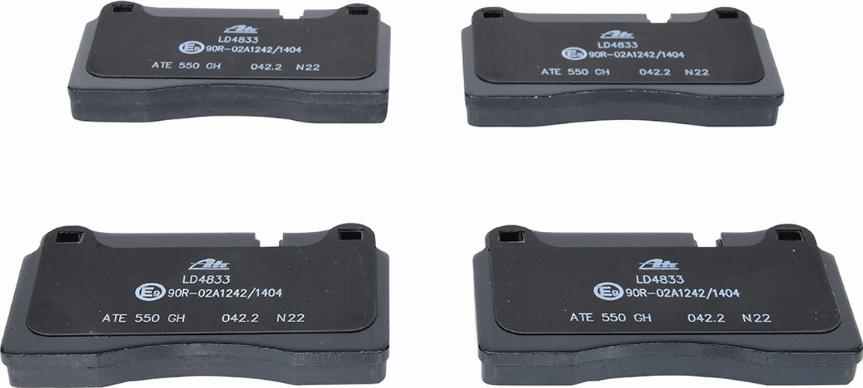 ATE 13.0470-4833.2 - Brake Pad Set, disc brake autospares.lv