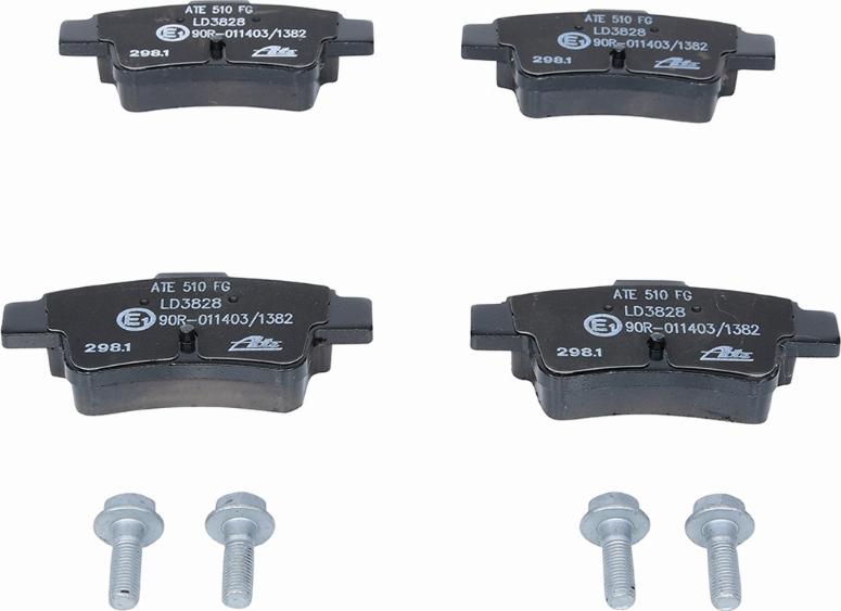 ATE 13.0470-3828.2 - Brake Pad Set, disc brake autospares.lv