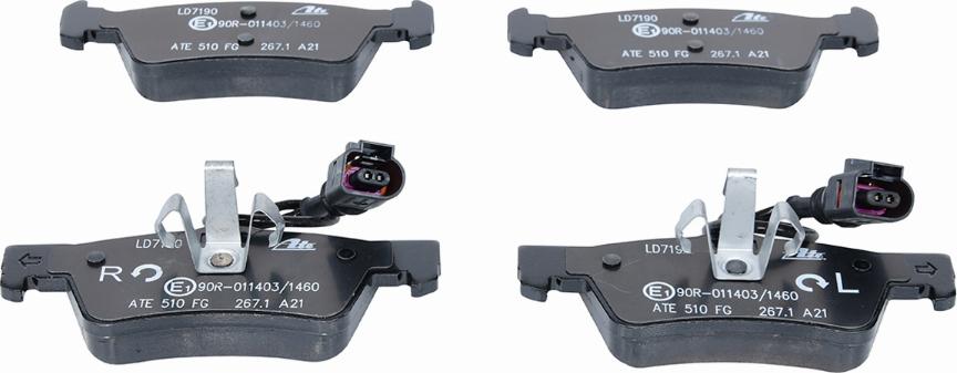 ATE 13.0470-7190.2 - Brake Pad Set, disc brake autospares.lv