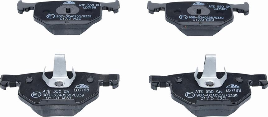 ATE 13.0470-7168.2 - Brake Pad Set, disc brake autospares.lv