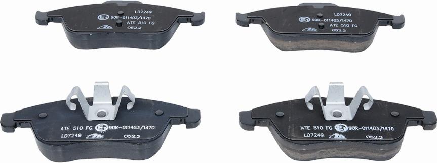 ATE 13.0470-7249.2 - Brake Pad Set, disc brake autospares.lv