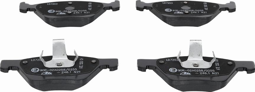 ATE 13.0470-7203.2 - Brake Pad Set, disc brake autospares.lv