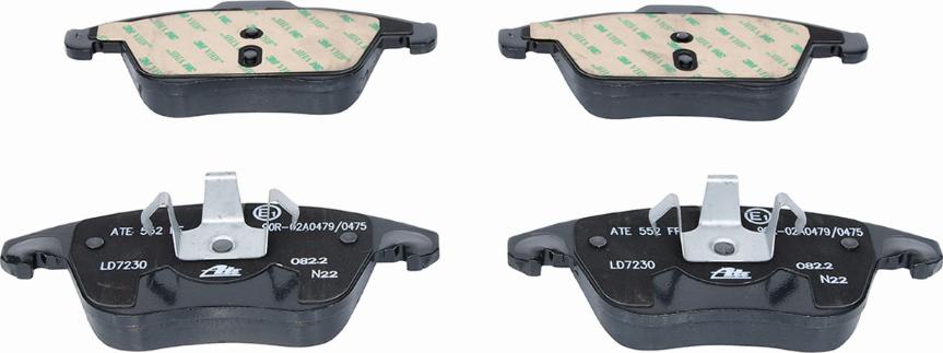 ATE 13.0470-7230.2 - Brake Pad Set, disc brake autospares.lv