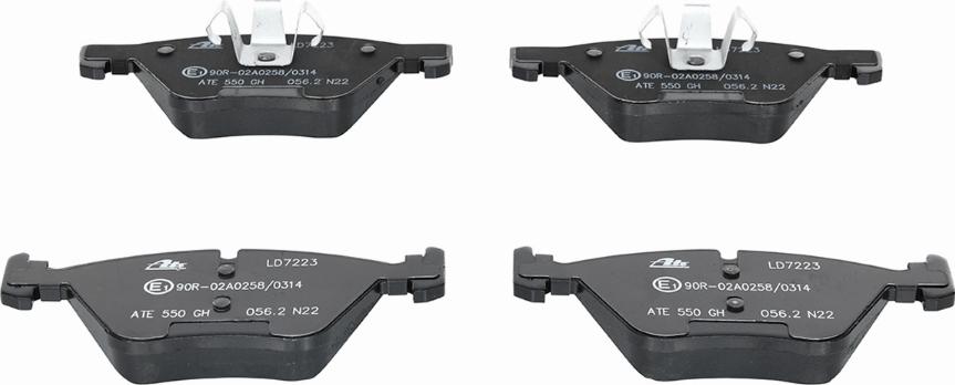 ATE 13.0470-7223.2 - Brake Pad Set, disc brake autospares.lv