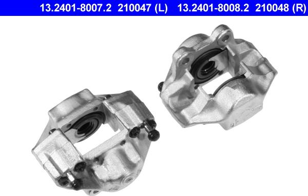 ATE 13.2401-8007.2 - Brake Caliper autospares.lv