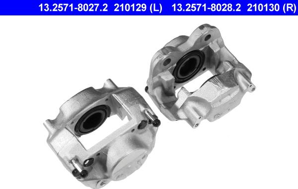 ATE 13.2571-8027.2 - Brake Caliper autospares.lv