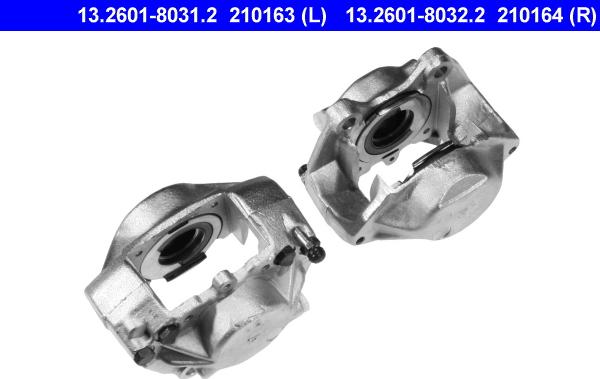 ATE 13.2601-8031.2 - Brake Caliper autospares.lv